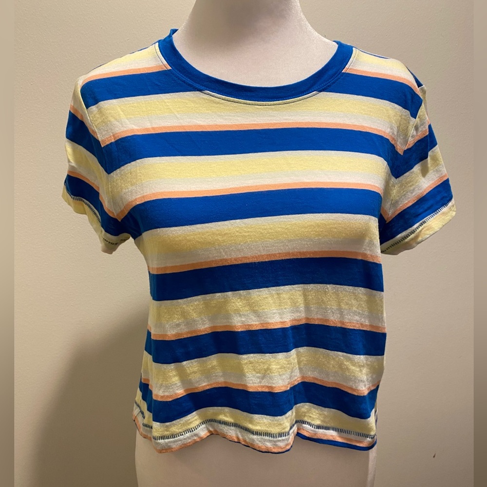 PacSun Striped Crop Top